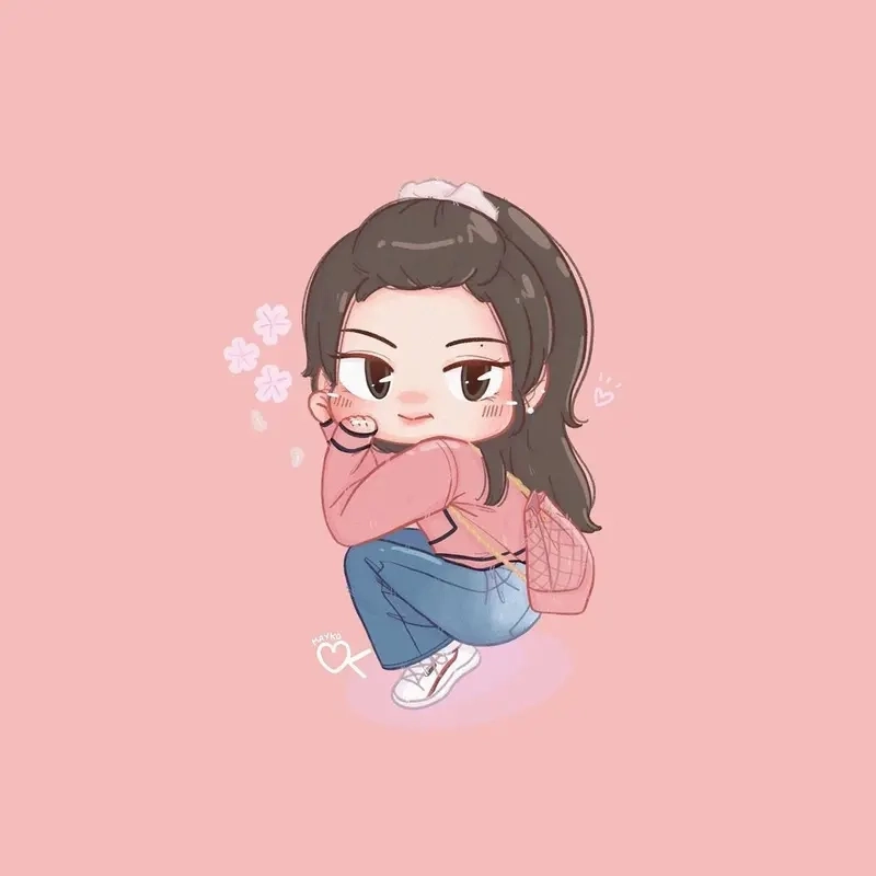 Jisoo blackpink chibi jennie cùng tỏa sáng