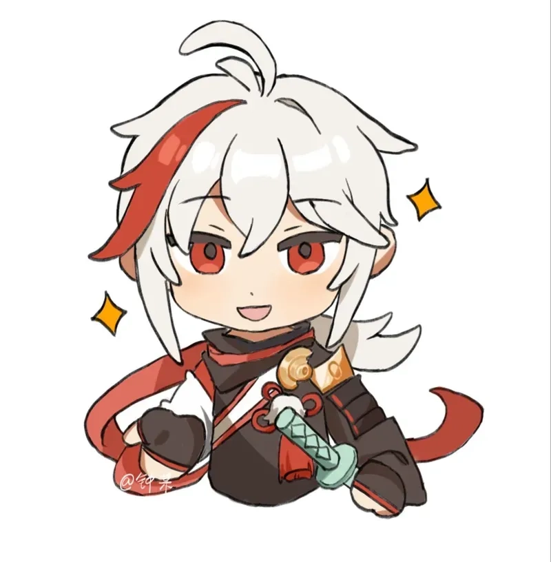Khám phá anime kazuha phiên bản chibi siêu cute