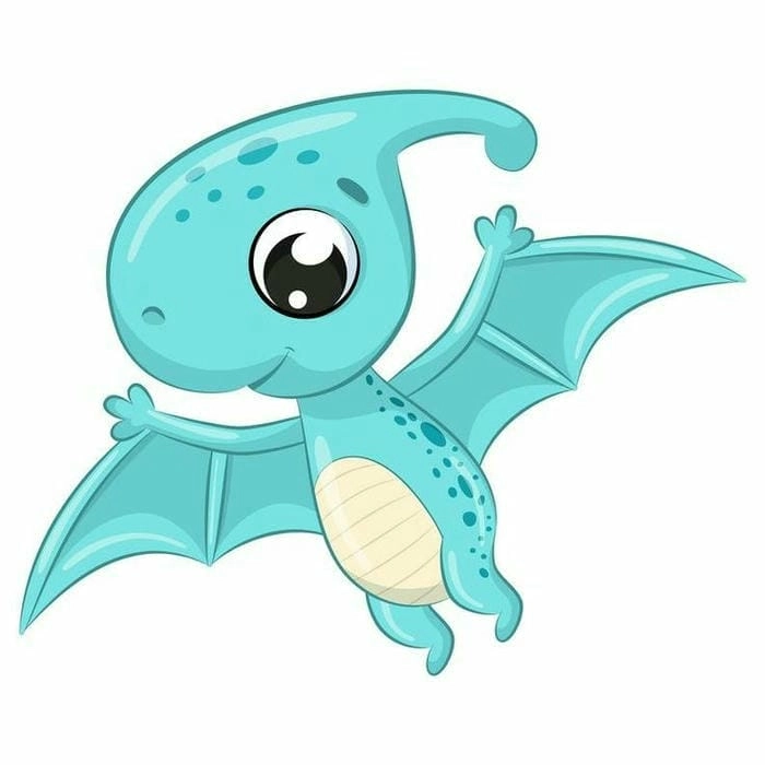 Bé nào cũng thích tạo hình độc đáo khung long chibi