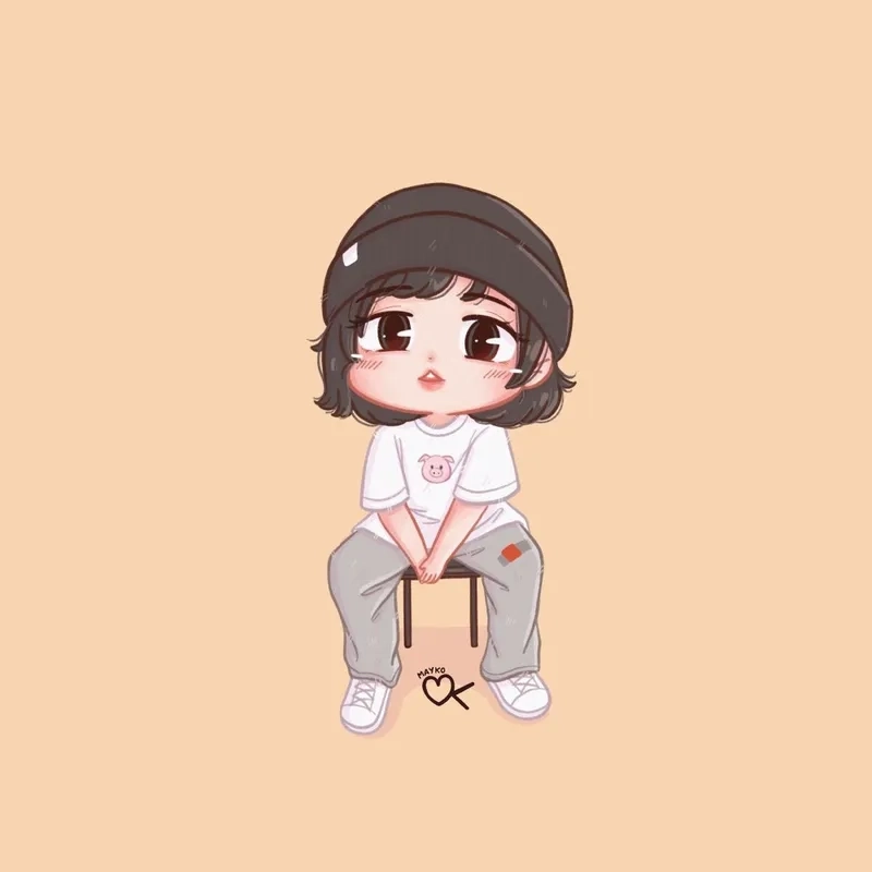 Cách vẽ lisa chibi cực nhanh