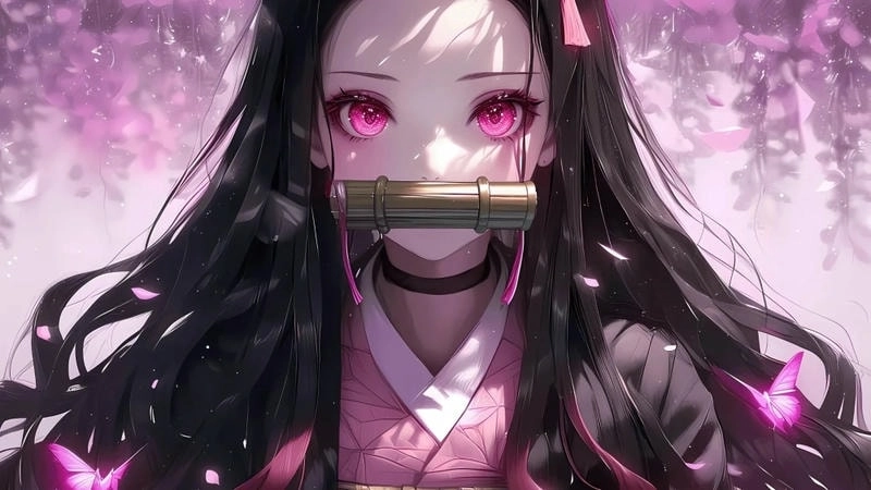 Khoảnh khắc nezuko cute khiến fan mê mẩn