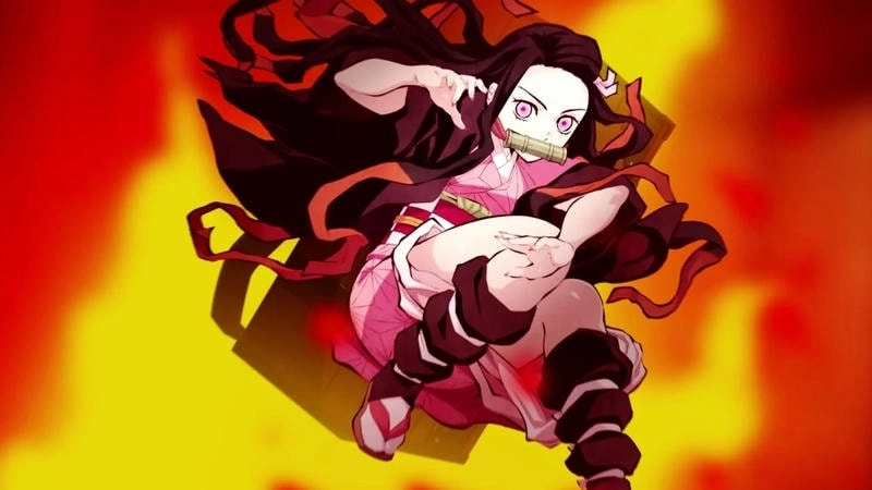 Ảnh nezuko chibi đáng yêu làm fan tan chảy