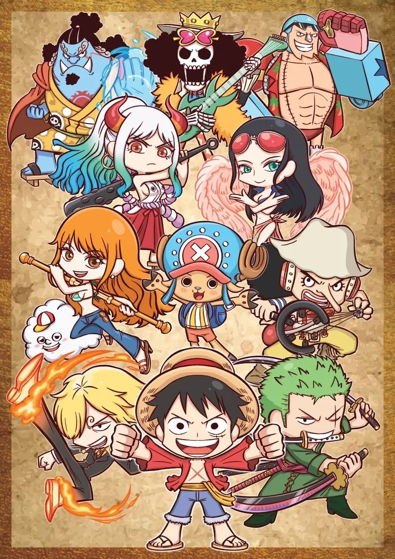 Cập nhật phong cách với avatar one piece chibi cá tính