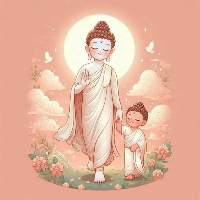 Tải hình đức phật chibi đẹp để trang trí thiết bị bạn