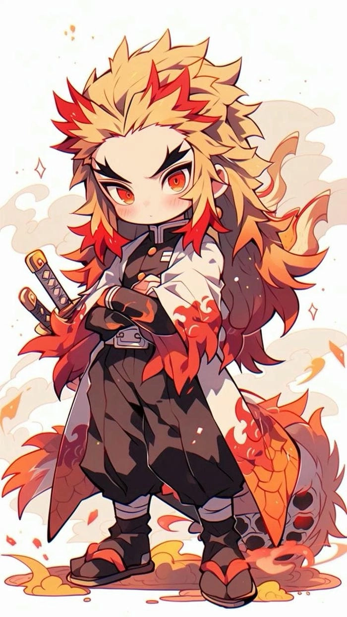 Xem ngay anime rengoku chibi đáng yêu cực dễ thương