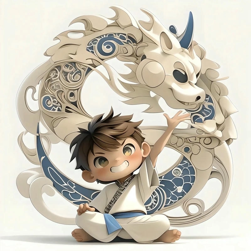 Vẽ con rồng chibi đẹp mắt chỉ với vài bước nhanh