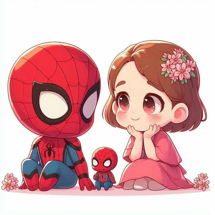 Chiêm ngưỡng hình ảnh spider-man chibi cực cute