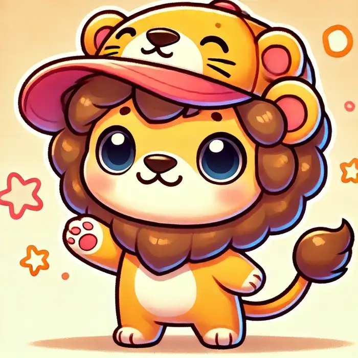 Thử sức chibi vẽ sư tử cute với nét vẽ ngộ nghĩnh