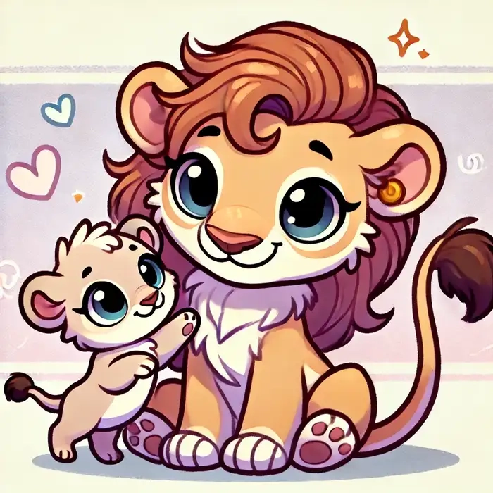 Học cách vẽ con sư tử chibi ngộ nghĩnh dễ làm theo