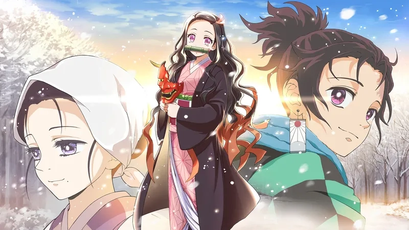 Xem bộ đôi muichiro x tanjiro chibi cực đáng yêu