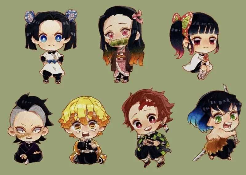 Đỉnh cao thanh gươm diệt quỷ nezuko chibi