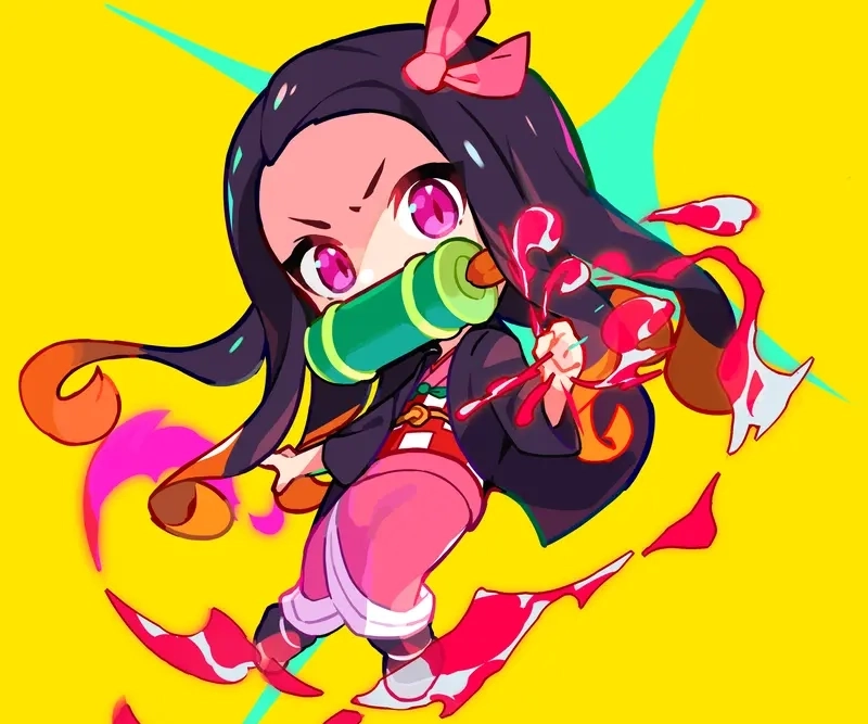 Check thử thanh gươm diệt quỷ nhân vật chibi