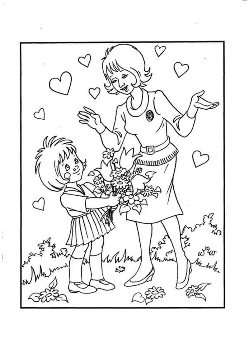 Bé yêu thỏa sức với tô màu chủ đề 20/10 vui nhộn