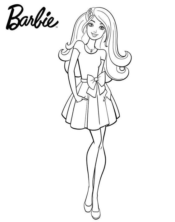 Sáng tạo với tô màu búp bê barbie phong cách mới