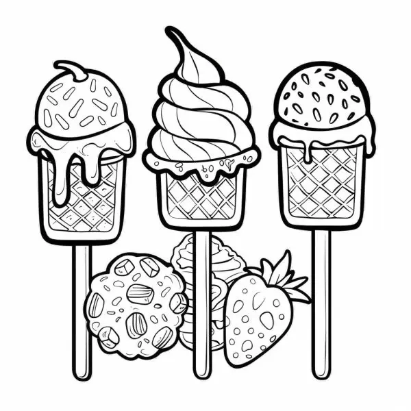 Bé cùng tô màu bánh kem sinh động vui nhộn và hấp dẫn