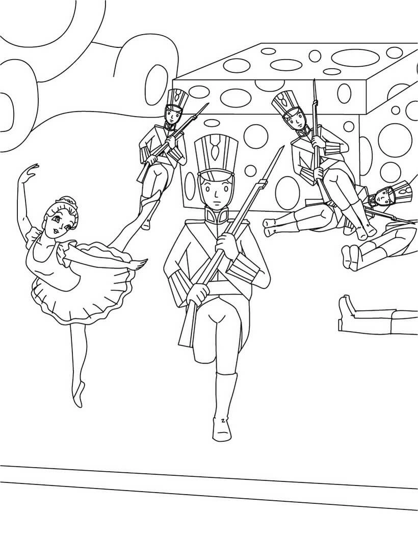 Thỏa sức sáng tạo với tranh tô màu chú lính chì và nàng tiên cá