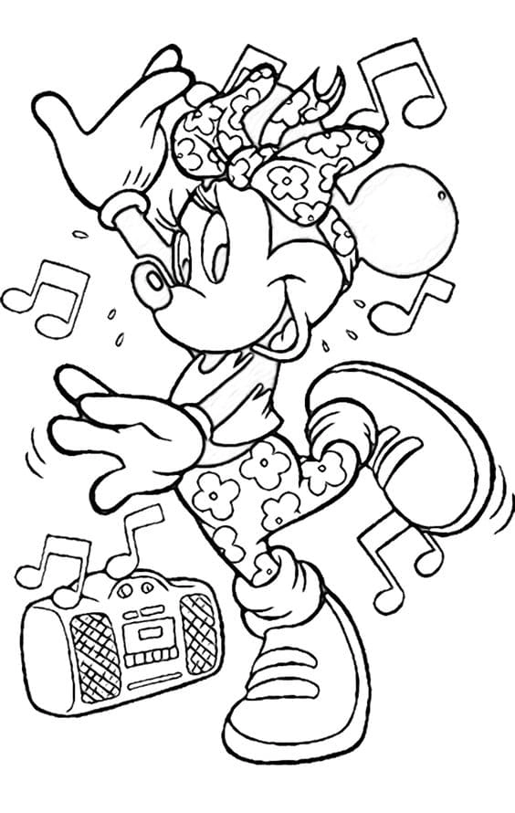 Khám phá tranh tô màu chuột mickey dễ thương sáng tạo cho bé