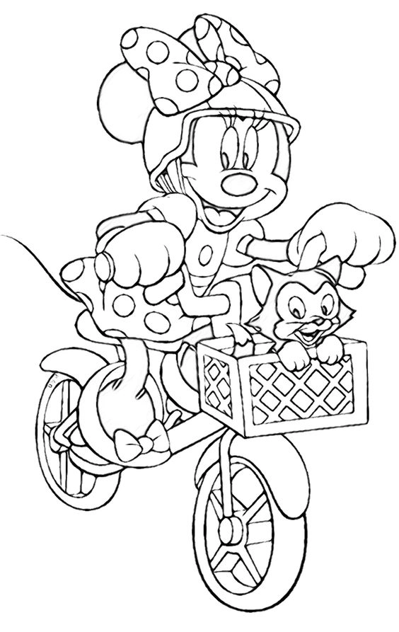 In ngay tranh tập tô màu chuột mickey giúp bé phát triển sáng tạo