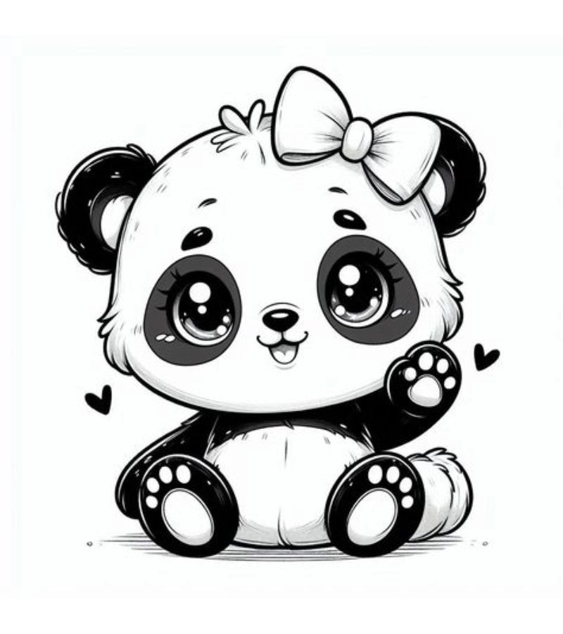 Hướng dẫn bé vẽ tranh tô màu con gấu đơn giản mà đẹp