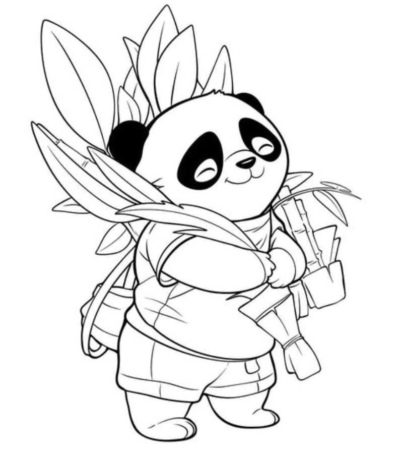 Bé yêu thích hoạt hình sẽ thích tranh tô màu gấu We Bare Bears