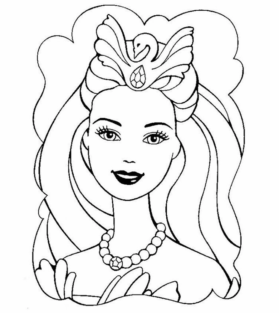 Bé thỏa sức sáng tạo với tranh tô màu công chúa Anna cute