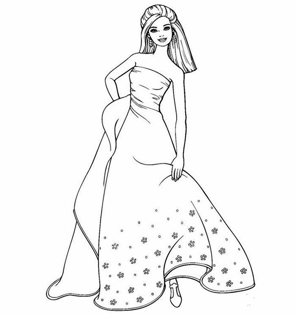 Tranh tô màu công chúa Anna Disney đẹp mắt cho trẻ em