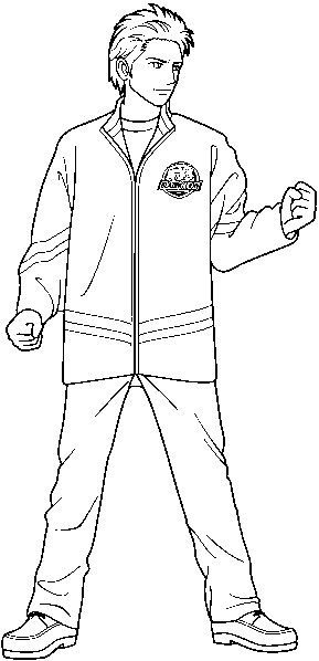 Bé sẽ thích tranh tô màu siêu nhân gao hổ mạnh mẽ