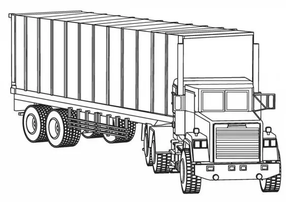 Học cách giúp đỡ qua tranh tô màu xe tải cứu hộ sinh động
