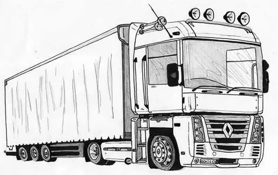 Bé khám phá nhiệm vụ qua tranh tô màu xe tải cảnh sát