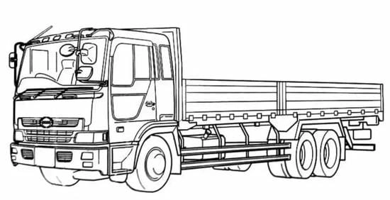 Tô màu vui nhộn với tranh tô màu xe tải xe buýt sáng tạo