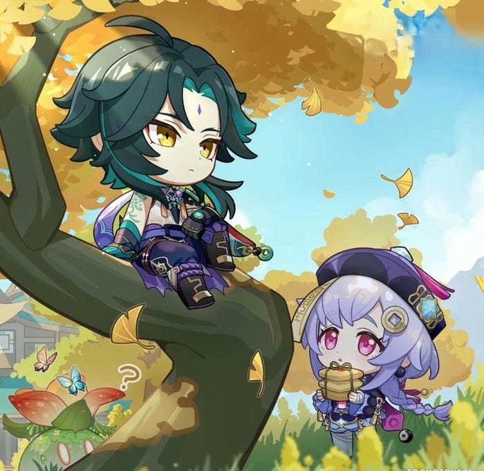 Tải genshin impact xiao chibi png chất lượng để thiết kế