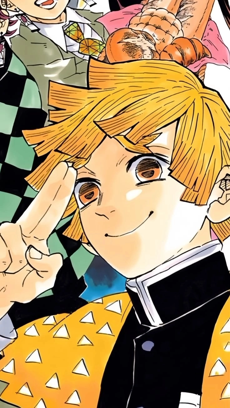 Khoảnh khắc đồng đội chiến đấu của zenitsu x tengen