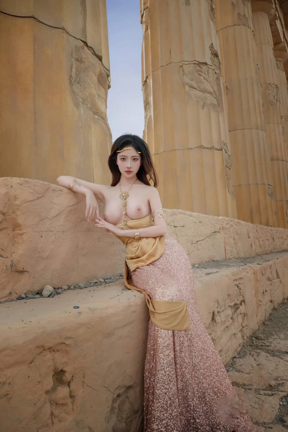 Sex gái xinh lộ vú toát lên vẻ đẹp táo bạo sexy cực kỳ cuốn hút.