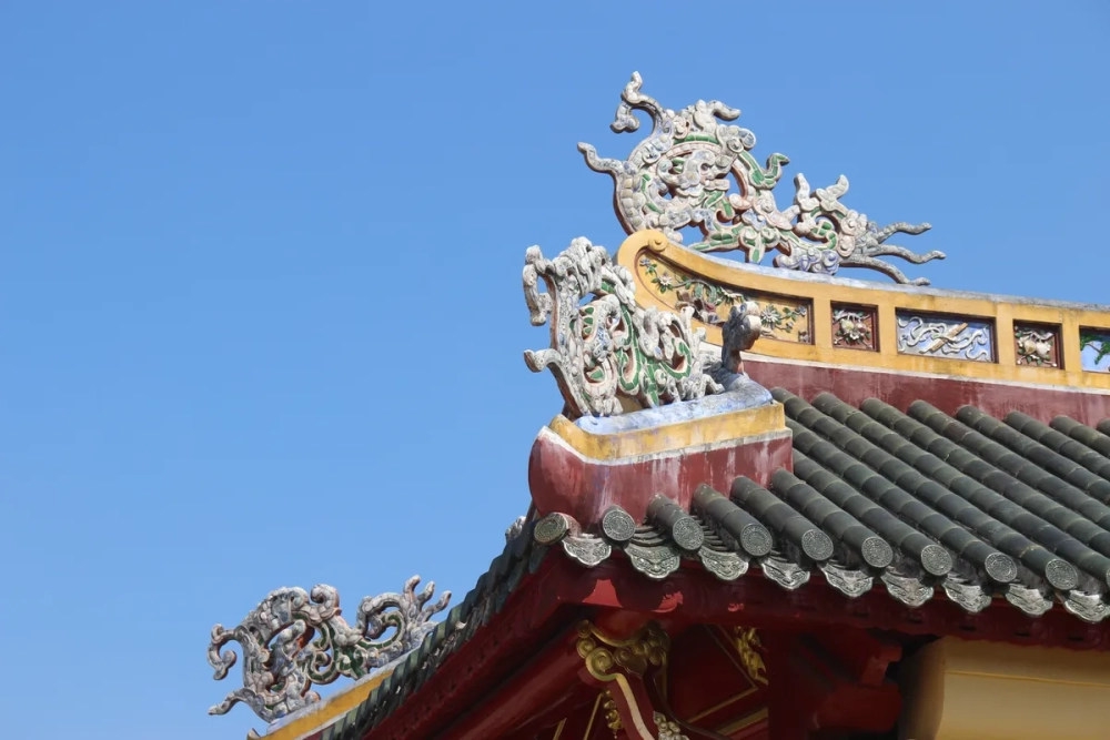 Toàn cảnh lăng Minh Mạng trong hệ thống các lăng tẩm triều Nguyễn nhìn từ trên cao