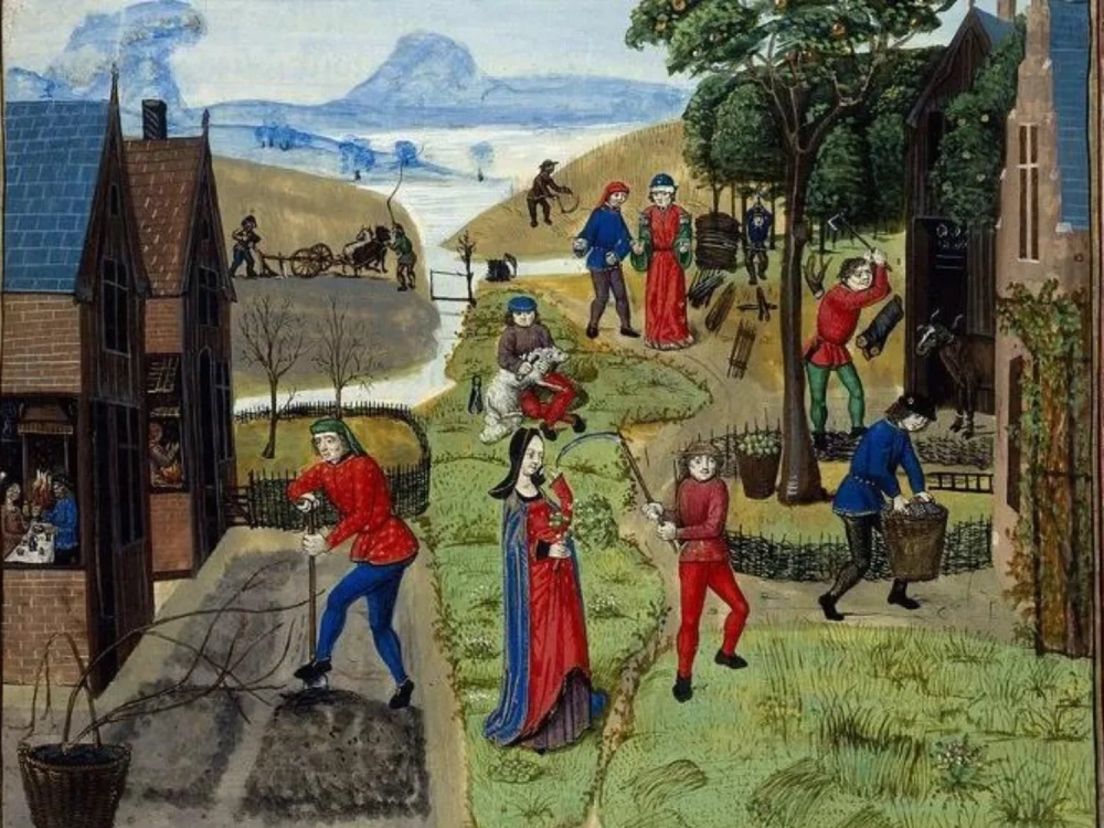 Gia đình và hôn nhân cuộc sống nông nô bên trong căn lều nhỏ hẹp