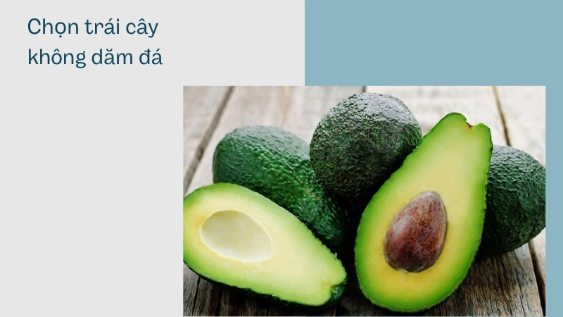 Chọn trái cây phù hợp để kem không bị dăm đá