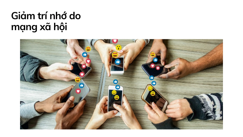 Suy giảm trí nhớ do lạm dụng mạng xã hội